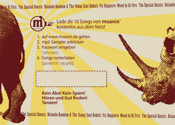 Flyer: moanin Labelflyer (Hinten)