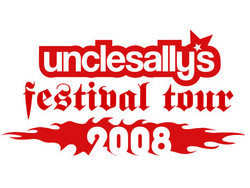 Schriftzug unclesally*s Festival Tour (unclesally*s Logo von Bijan Latif)